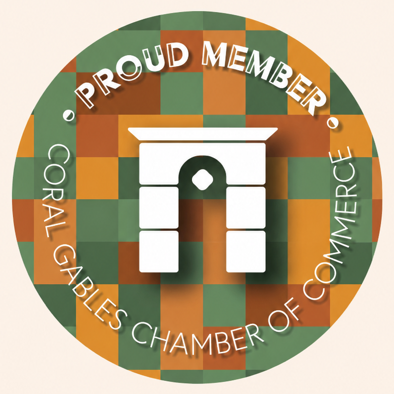 Proud Member, Coral Gables Chamber of Commerce