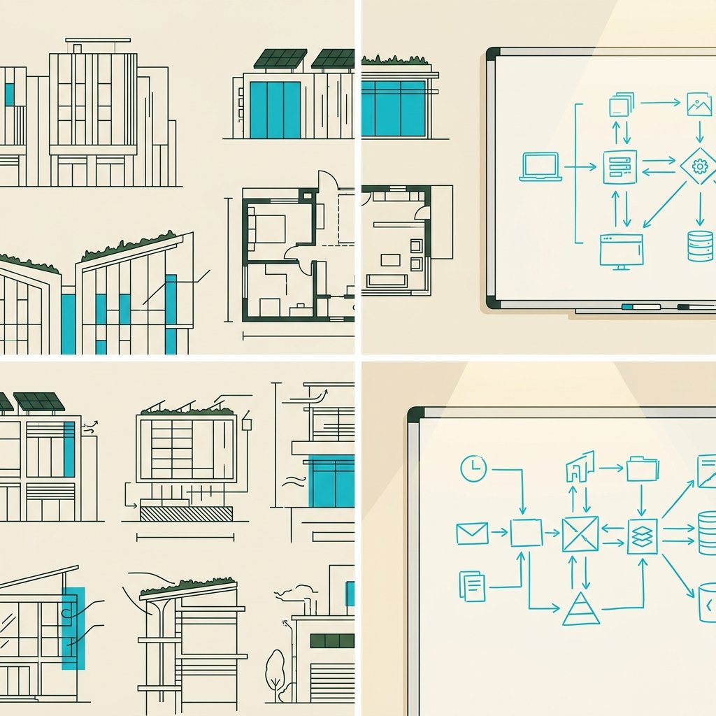 Line illustration of a B2B SaaS product dashboard