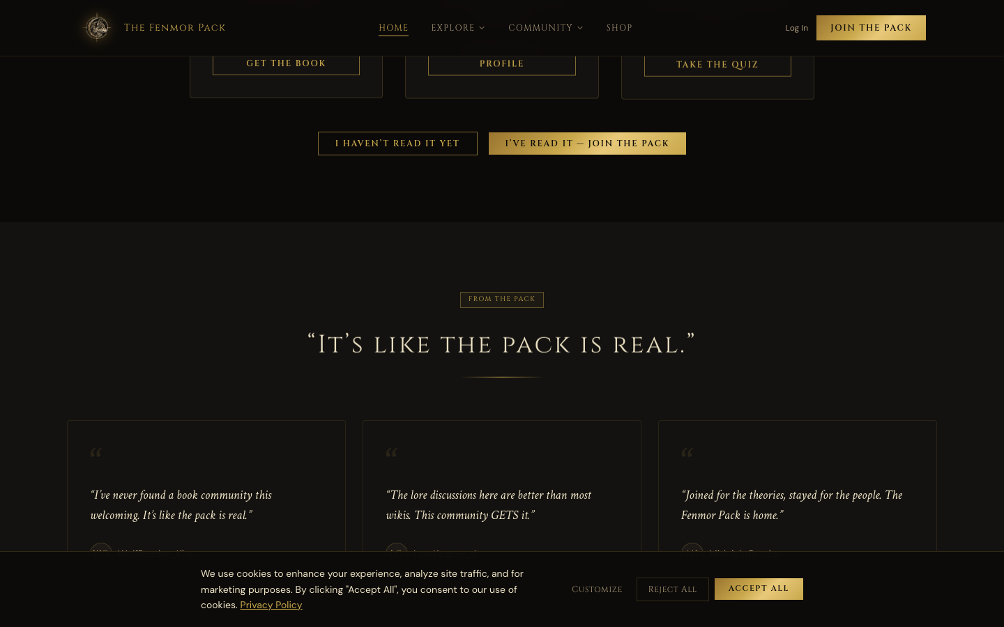 The Fenmor Pack, Lower Section Screenshot