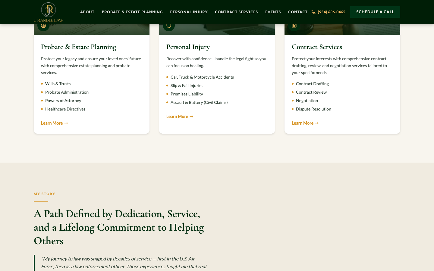 J. Randle Law, Mid Section Screenshot